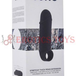 Código:	3440	Shots Sono Stretchy Penis Extension #35 - Black