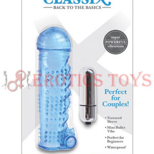 Código:	3405	Classix Textured Sleeve & Bullet - Blue