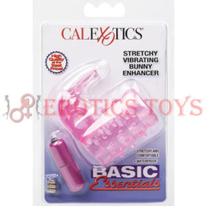 Código:	3466	Basic Essentials Stretchy Vibrating Bunny Enhancer - Pink