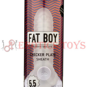 Código:	3486	Perfect Fit Fat Boy 5.5" Checker Plate Sheath - Clear
