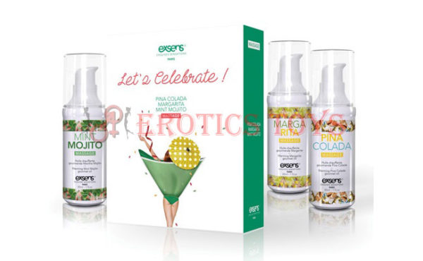 Código:	3647	EXSENS of Paris Let's Celebrate Massage Oil Set