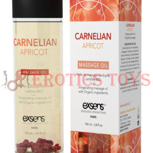 Código:	3653	EXSENS of Paris Organic Massage Oil w/Stones - Carnelian Apricot