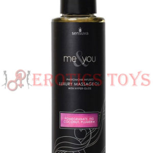 Código:	3656	Sensuva Me & You Massage Oil - 4.2 oz Pomegranate Fig/Coconut Plumeria