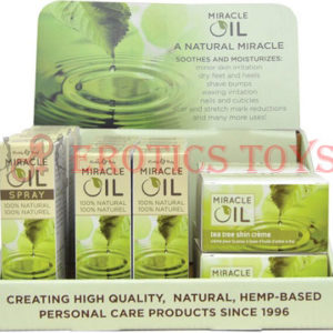 Código:	3688 Earthly Body Miracle Oil Variety Pack Display - Display of 10 Oils, 5 Sprays & 4 Cremes