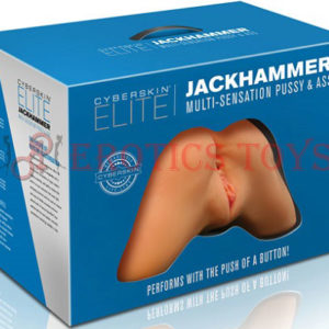 Código:	3745	CyberSkin Elite Jackhammer Pussy & Ass - Light