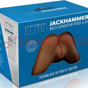 Código:	3746	CyberSkin Elite Jackhammer Pussy & Ass - Dark