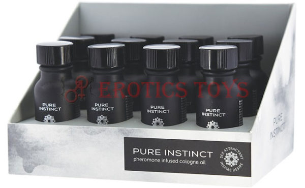 Código:	4056	Pure Instinct Pheromone Perfume Oil Display - .5 oz. Display of 12