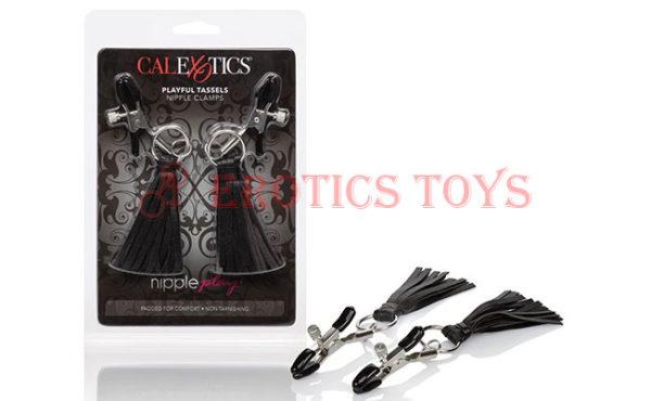 Código:	4110	Nipple Play Playful Tassels Nipple Clamps - Black