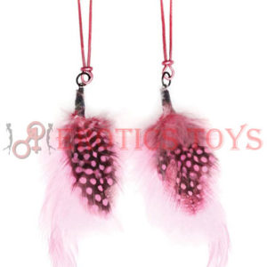 Código:	4113	Bijoux de Nip Colored Feather w/Pink Tweezer Clamp