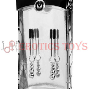 Código:	4145	Master Series Adorn Triple Bead Nipple Clamp Set
