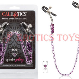 Código:	4155	Nipple Play Purple Chain Nipple Clamps