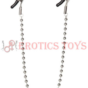 Código:	4156	Nipple Play Silver Beaded Nipple Clamps