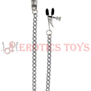 Código:	4157	Spartacus Adjustable Broad Tip Nipple Clamps w/Link Chain