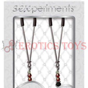 Código:	4161	Sexperiments Ruby Black Nipple Clamps