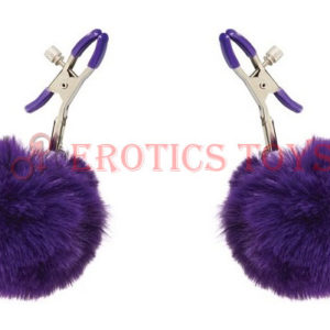 Código:	4170	Sincerely Fur Nipple Clips - Purple