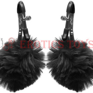 Código:	4171	"Charmed Pom Pom Nipple Clamps - Black "