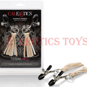 Código:	4108	Nipple Play Playful Tassels Nipple Clamps - Gold