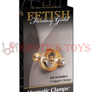 Código:	4186	Fetish Fantasy Gold Magnetic Nipple Clamps - Gold