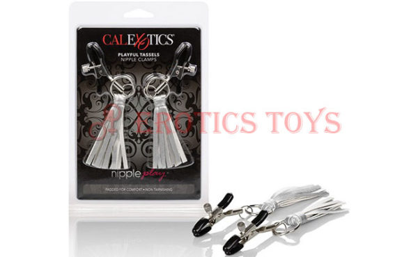 Código:	4109	Nipple Play Playful Tassels Nipple Clamps - Silver