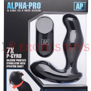 Código:	4438	Alpha Pro 7x P-Gyro Prostate Stimulator w/Rotating Shaft - Black