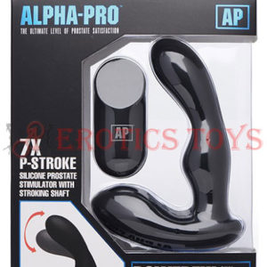 Código:	4440	Alpha Pro 7x P-Stroke Prostate Stimulator w/Stroking Shaft - Black