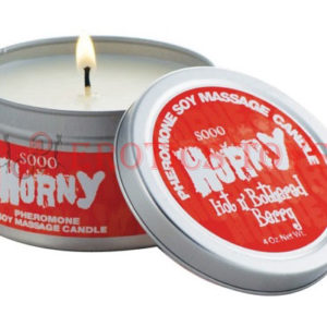 Código:	4910	Sooo Horny Pheromone Soy Massage Candle - 4 oz Berry
