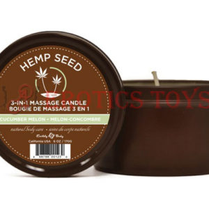 Código:	4925	Earthly Body Suntouched Hemp Candle - 6 oz Round Tin Cucumber/Melon