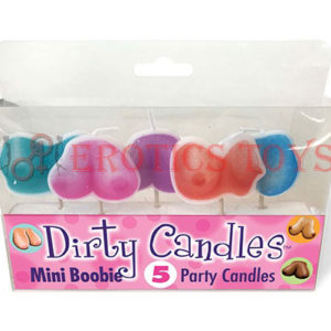 Código:	4954	Mini Boobie Dirty Candle Set - Set of 5