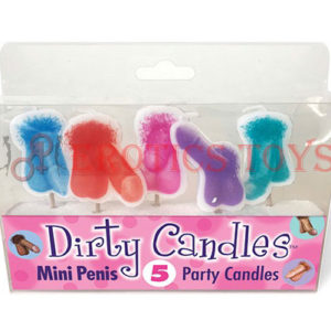 Código:	4955	Mini Penis Dirty Candle Set - Set of 5