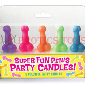 Código:	4956	Super Fun Party Candles - Set of 5