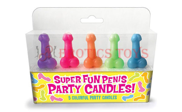 Código:	4956	Super Fun Party Candles - Set of 5