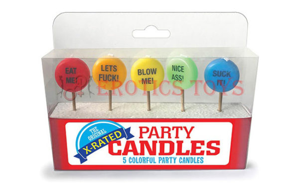 Código:	4957	X-Rated Party Candles - Set of 5