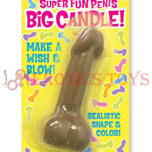 Código:	4958	Super Fun Big Penis Candle - Brown