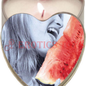 Código:	4967	Earthly Body Suntouched Hemp Edible Candle - 4.7 oz Heart Tin Watermelon