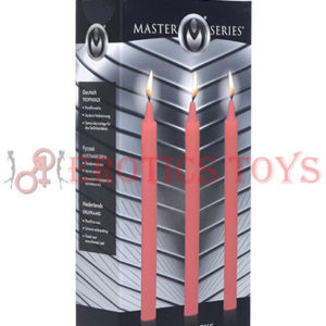 Código:	4981	Master Series Fetish Drip Candles - Fire Sticks Set of 3
