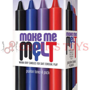 Código:	4985	The 9's Make Me Melt Sensual Warm Drip Candles - Passion Tones Pack of 4