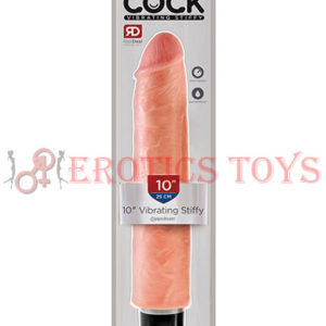 Código:	5120	King Cock 10" Vibrating Stiffy - Flesh