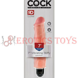 Código:	5122	King Cock 7" Vibrating Stiffy - Flesh