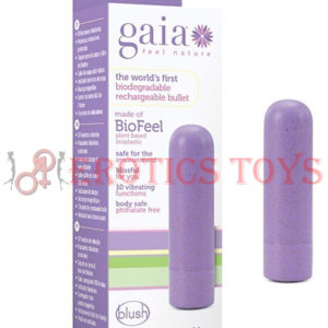 Código:	5195	Blush Gaia Eco Rechargeable Bullet - Lilac - USB