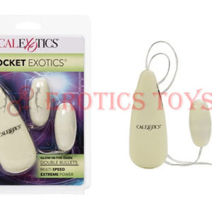 Código:	5197	Pocket Exotics Glow In The Dark Double Bullets