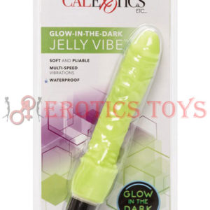 Código:	5031	Glow-In-The-Dark 7" Jelly Penis Vibe - Green