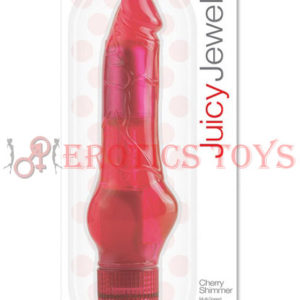 Código:	5037	Juicy Jewels Cherry Shimmer Vibrator - Red