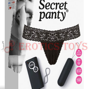 Código:	5413	Love to Love Secret Vibrating Panty - Black