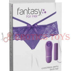 Código:	5414	Fantasy For Her Crotchless Panty Thrill Her - Purple
