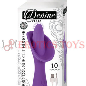 Código:	5471	Devine Vibes Vibro Tongue Clit Hugger - Purple
