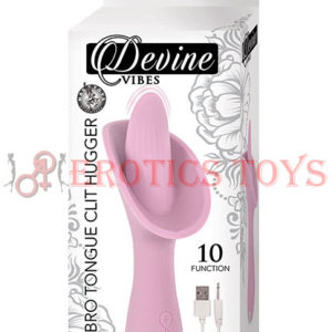Código:	5472	Devine Vibes Vibro Tongue Clit Hugger - Pink