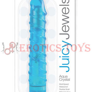 Código:	5048	Juicy Jewels Aqua Crystal Vibrator - Blue