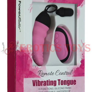 Código:	5483	Powerbullet Remote Control Vibrating Tongue - Pink