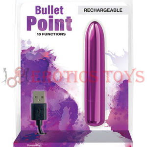 Código:	5544	Bullet Point Rechargeable Bullet - 10 Functions Purple