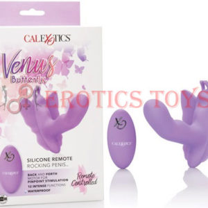 Código:	5557	Venus Butterfly Silicone Remote Rocking Penis